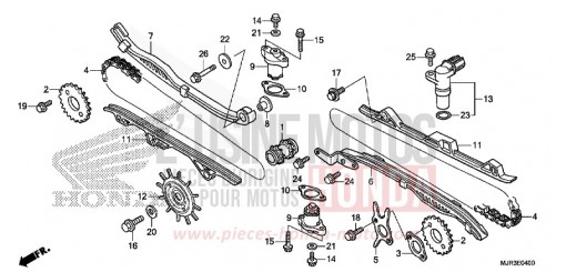CHAINE A CAMES/TENDEUR GL1800CF de 2015
